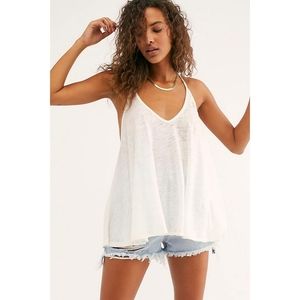 NWT FREE PEOPLE 'Sandy V-Neck Tank'